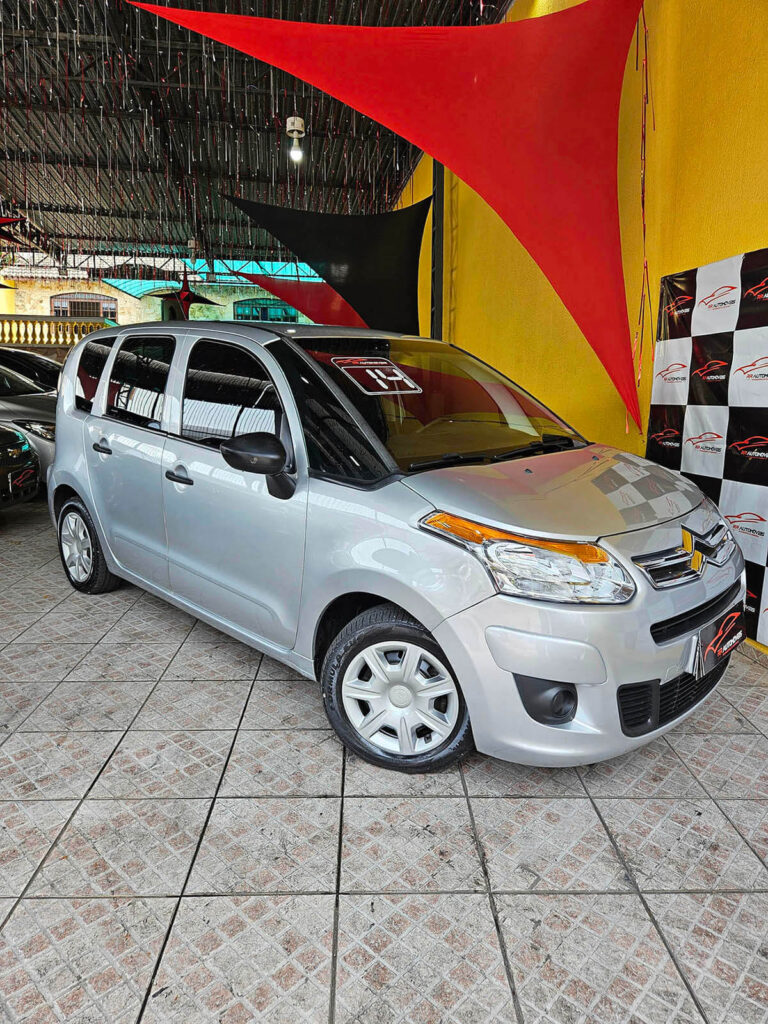 1-CITROËN-C3-PICASSO-1.5-FLEX-GL-MANUAL-PRATA-2014-RR-AUTOMOVEIS-LOJA-DE-CARROS-FREGUESIA-DO-O-AVENIDA-PETRONIO-PORTELA