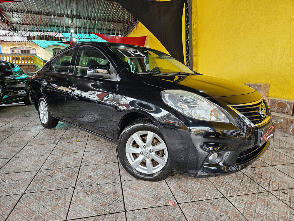 VERSA 1.6 16V FLEX SL 4P MANUAL 2014 PRETO