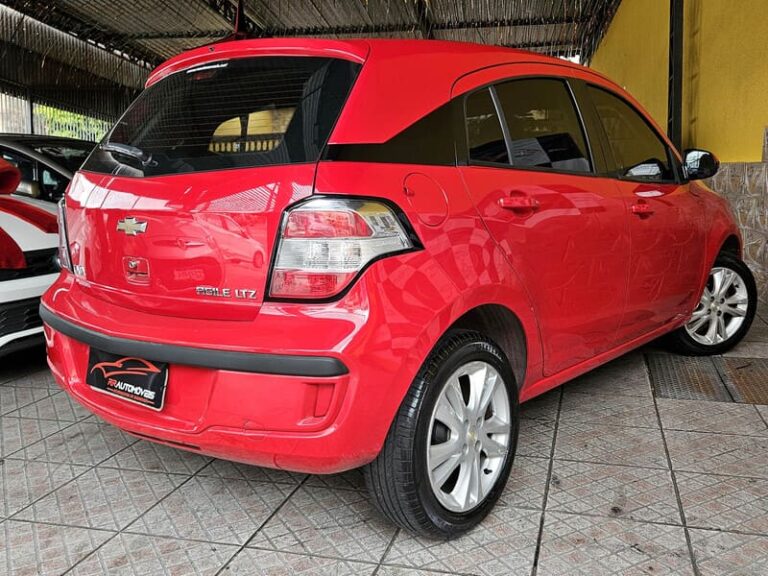 6-CHEVROLET-AGILE-1.4-MPFI-LTZ-8V-FLEX-MANUAL-VERMELHO-2014-RR-AUTOMOVEIS-LOJA-DE-CARROS-FREGUESIA-DO-O-AVENIDA-PETRONIO-PORTELA