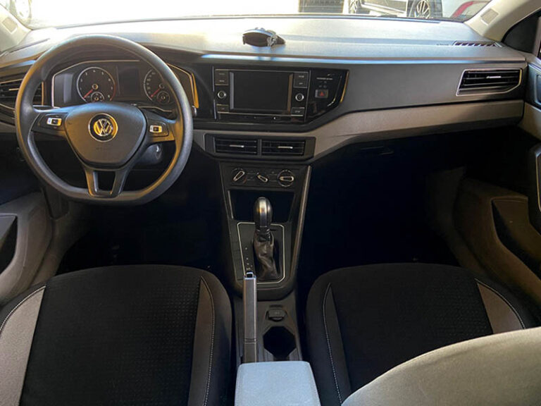 8-VOLKSWAGEN VIRTUS 1.0 COMFORT 200 TSI FLEX 12V AUTOMÁTICO CINZA 2021 PLACA BEQ-8G41
