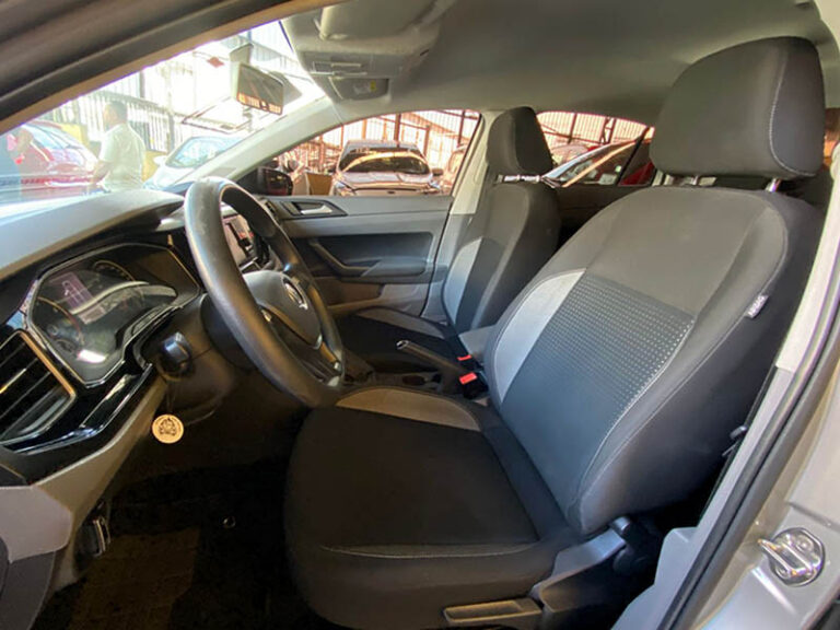 9-VOLKSWAGEN VIRTUS 1.0 COMFORT 200 TSI FLEX 12V AUTOMÁTICO CINZA 2021 PLACA BEQ-8G41